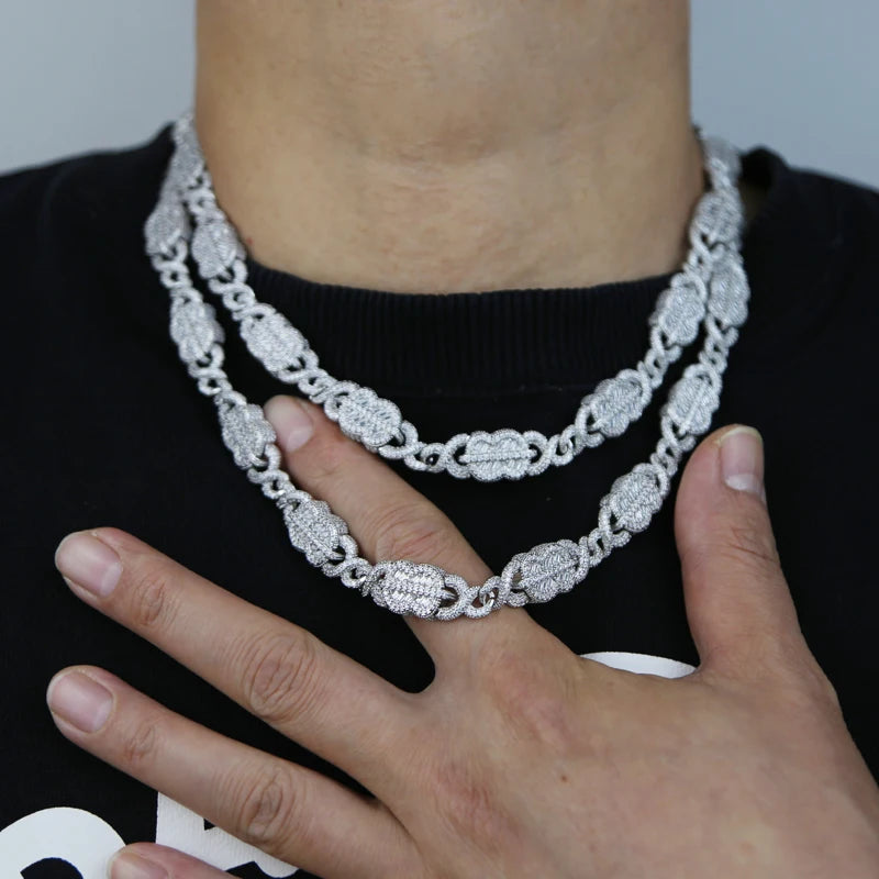 Necklace Hip Hop Link Chain Charm  Bling Jewelry