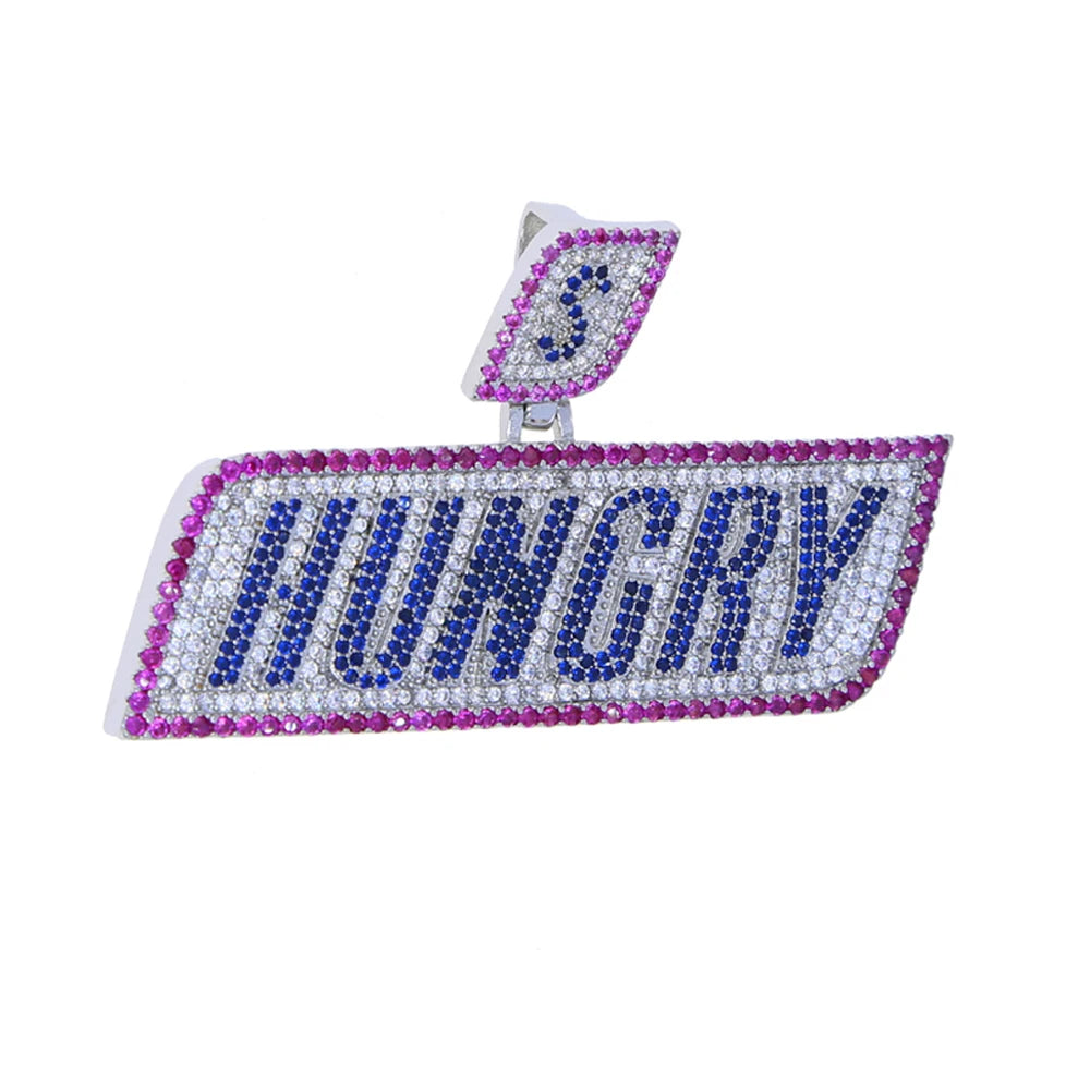 silver hungry pendant