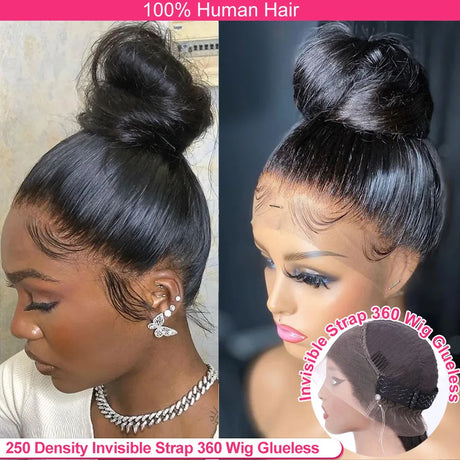 Invisi Strap 360 Human Hair Wig