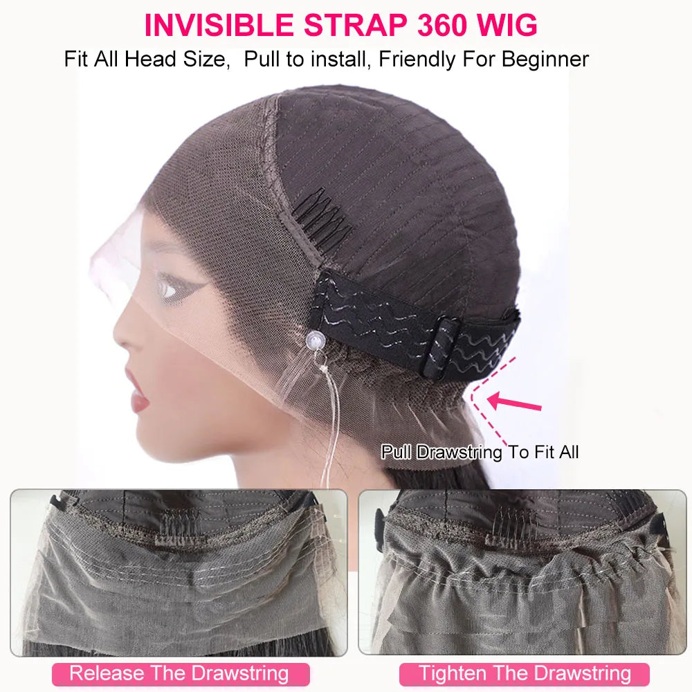 Invisi Strap 360 Human Hair Wig