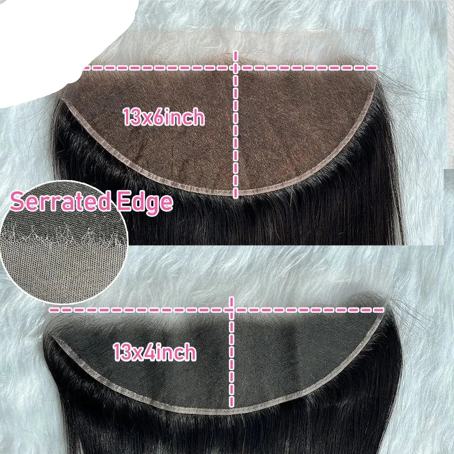 Invisible HD Lace Closures 5x5 6x6 7x7 Skin Melt Wig