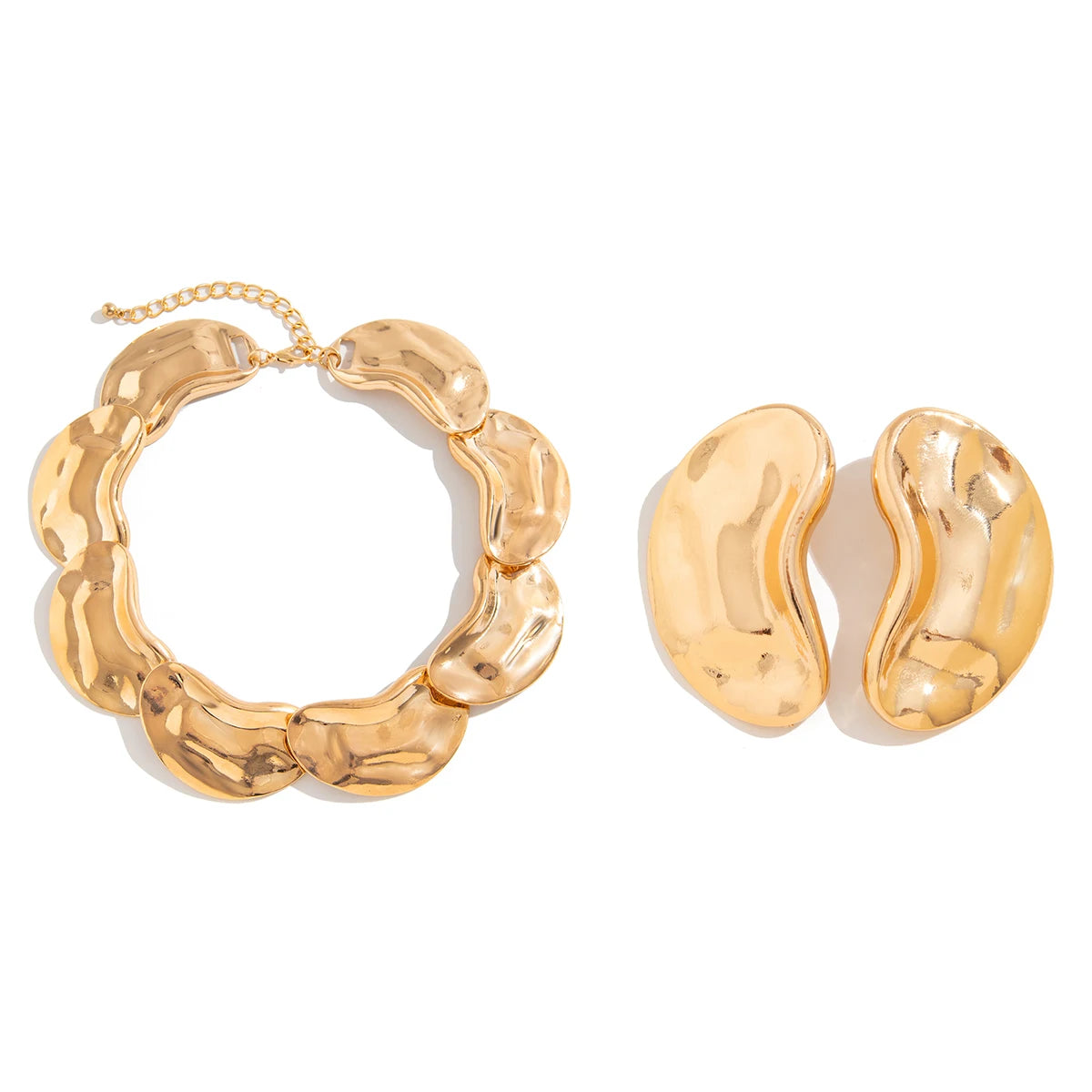 necklace and earring