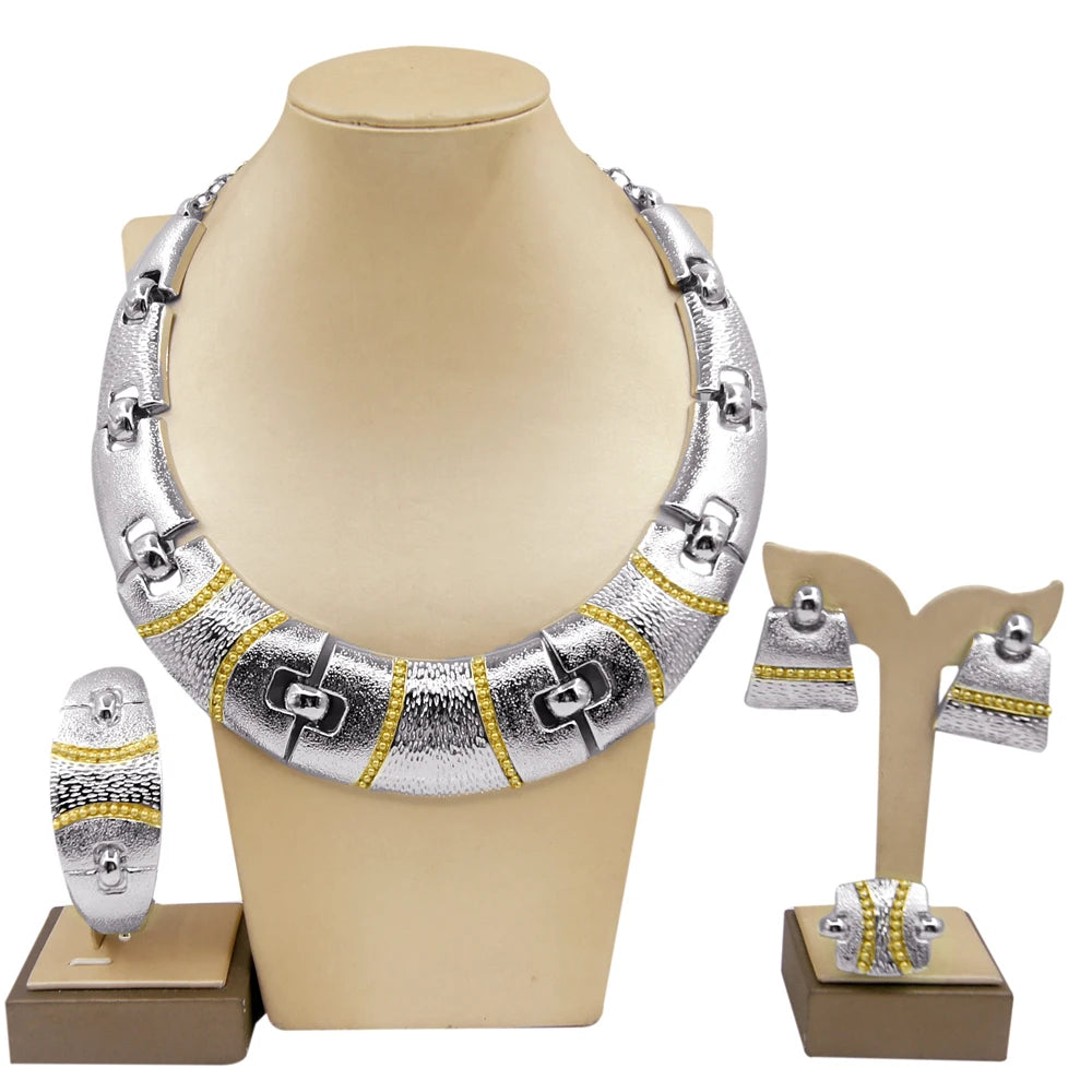 Italian Silver Plated Banquet Jewelry Set