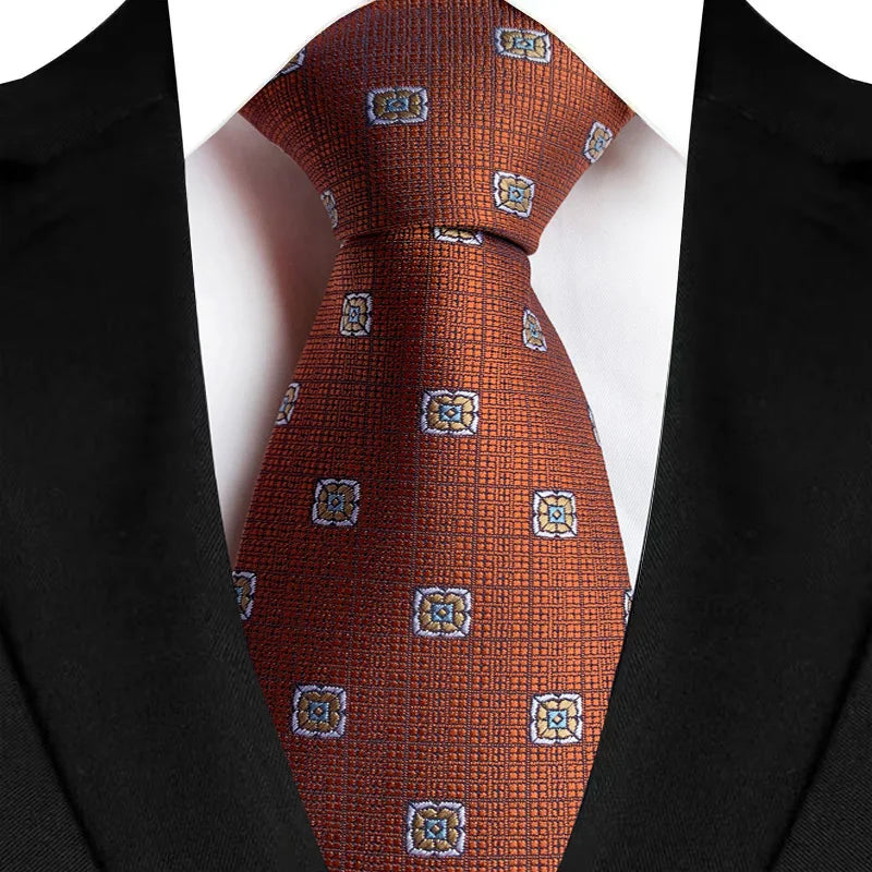 Jacquard Woven 8CM Business Men's Necktie