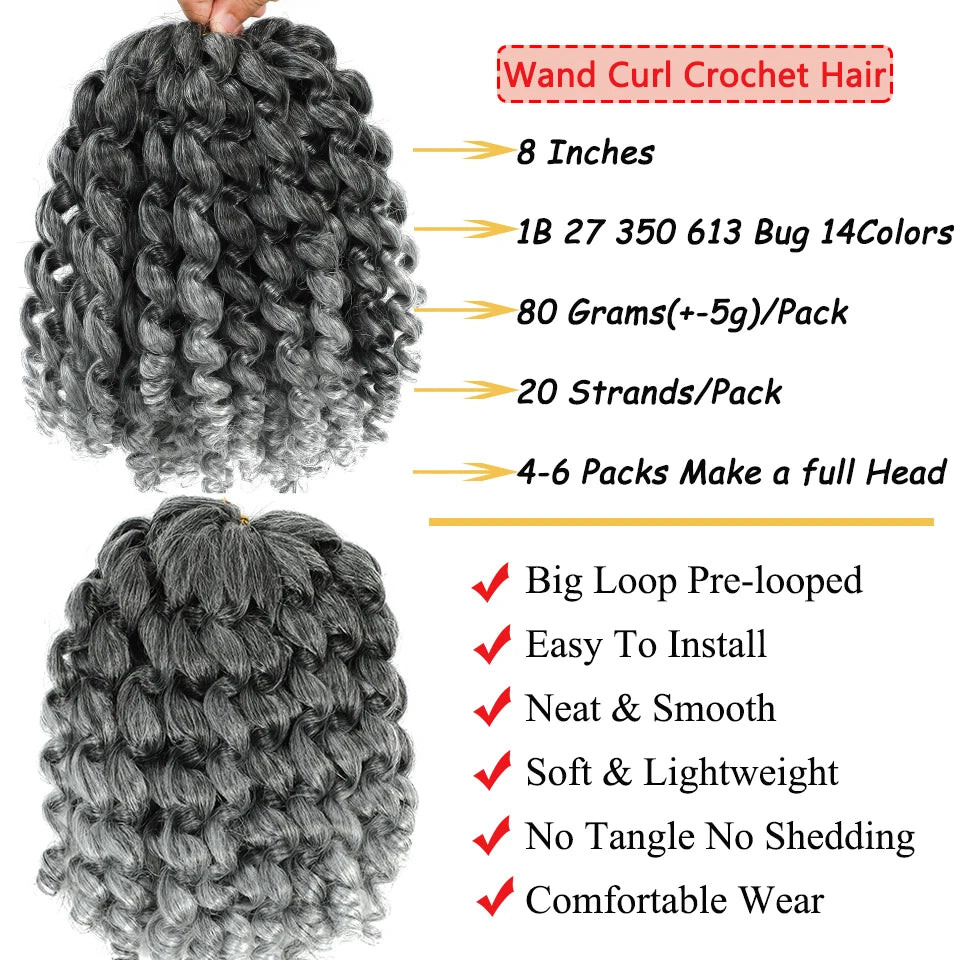 Size of Jamaican Twist Synthetic Braid Hair