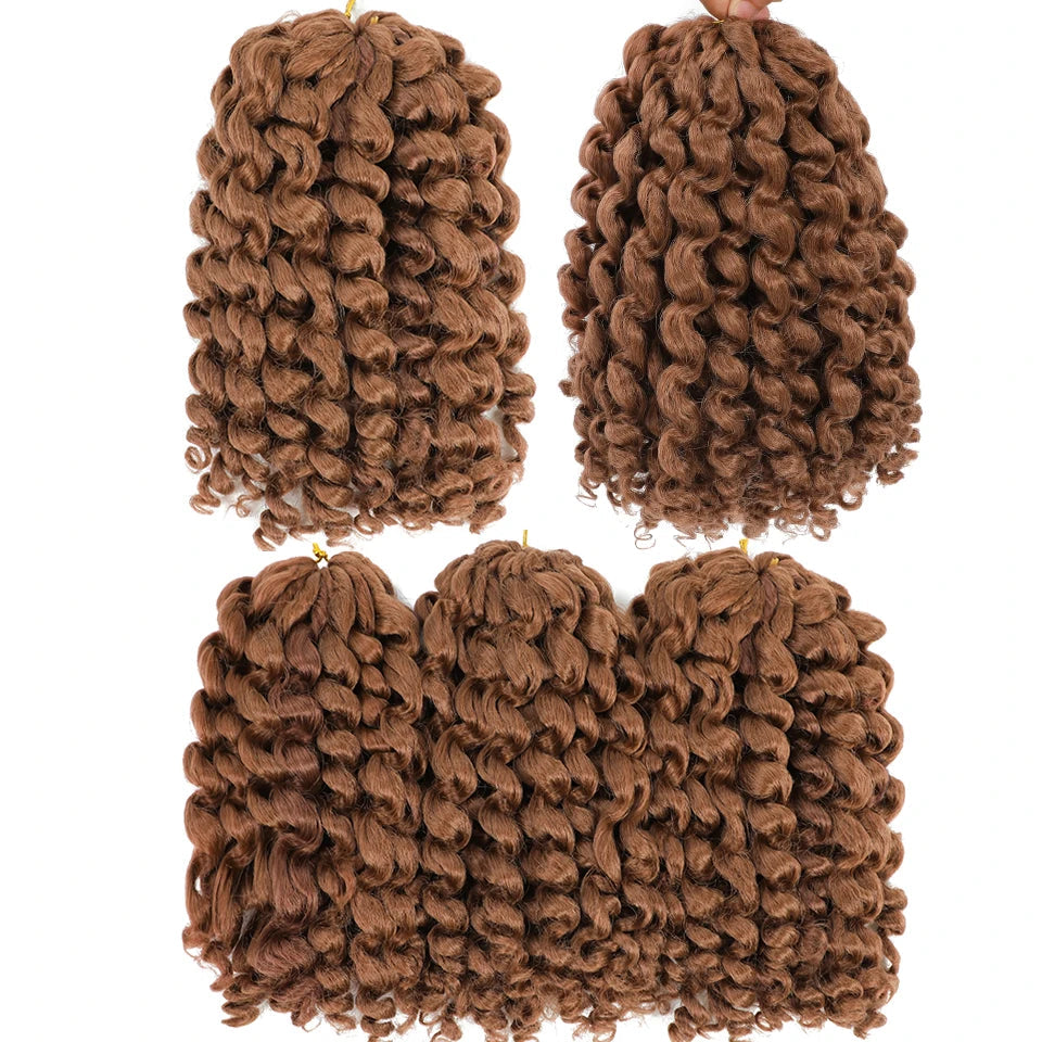 Brown Jamaican Twist Synthetic Braid Hair