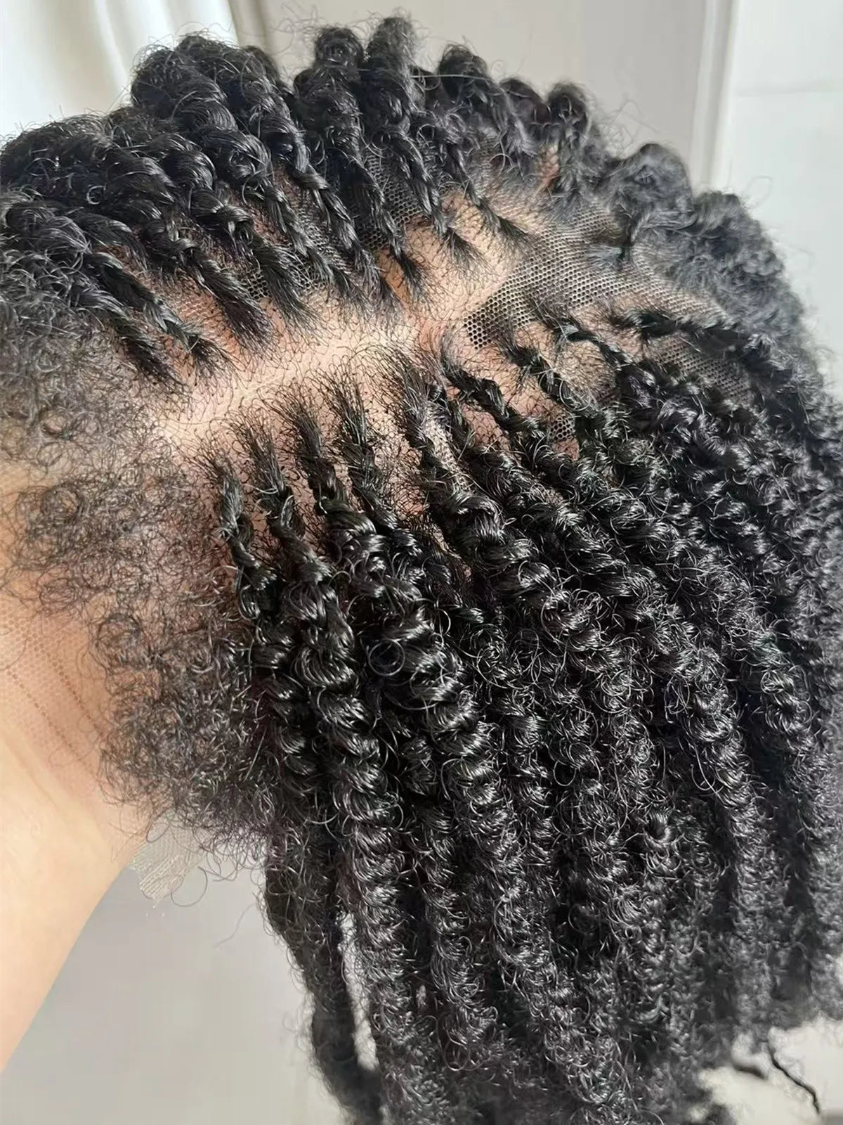 Kinky Braided Tiny Twist Wig