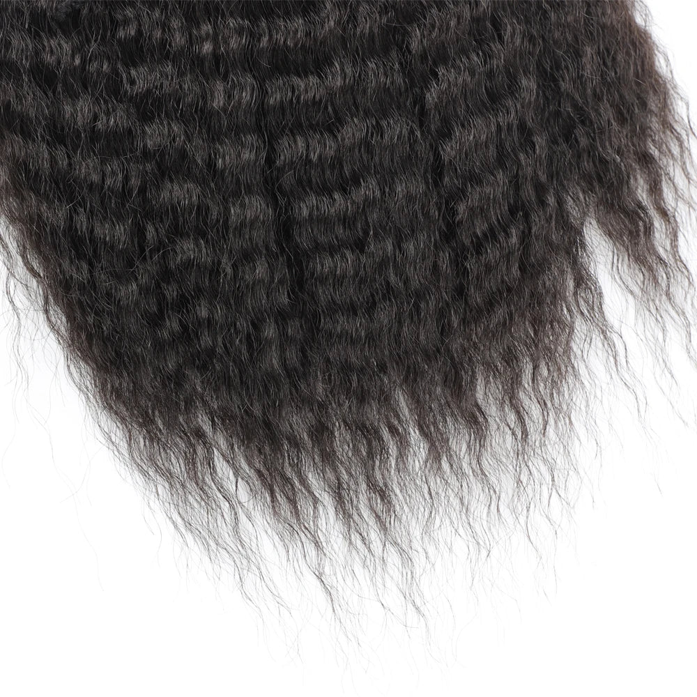 Kinky Curly Ponytail Elastic Synthetic Hair Extension