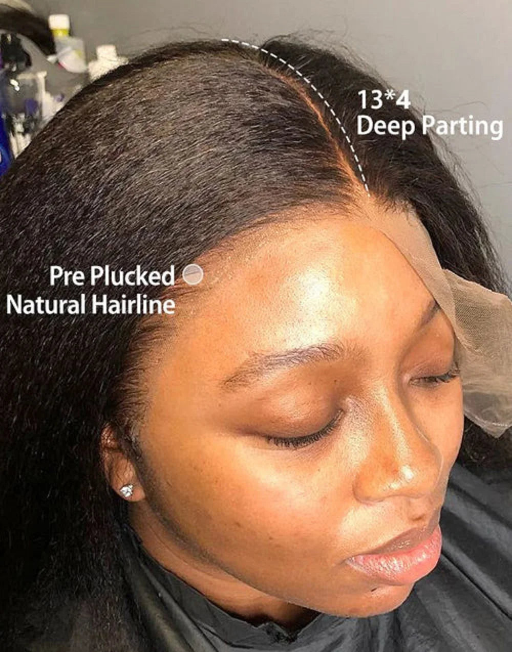 Kinky Straight Lace Front wig