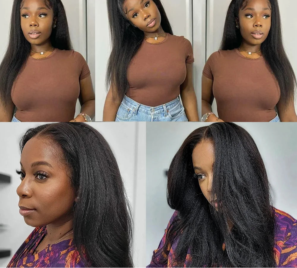 Kinky Straight Lace Front wig