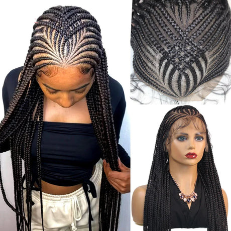 Knotless Box Braided Wig 36 inches