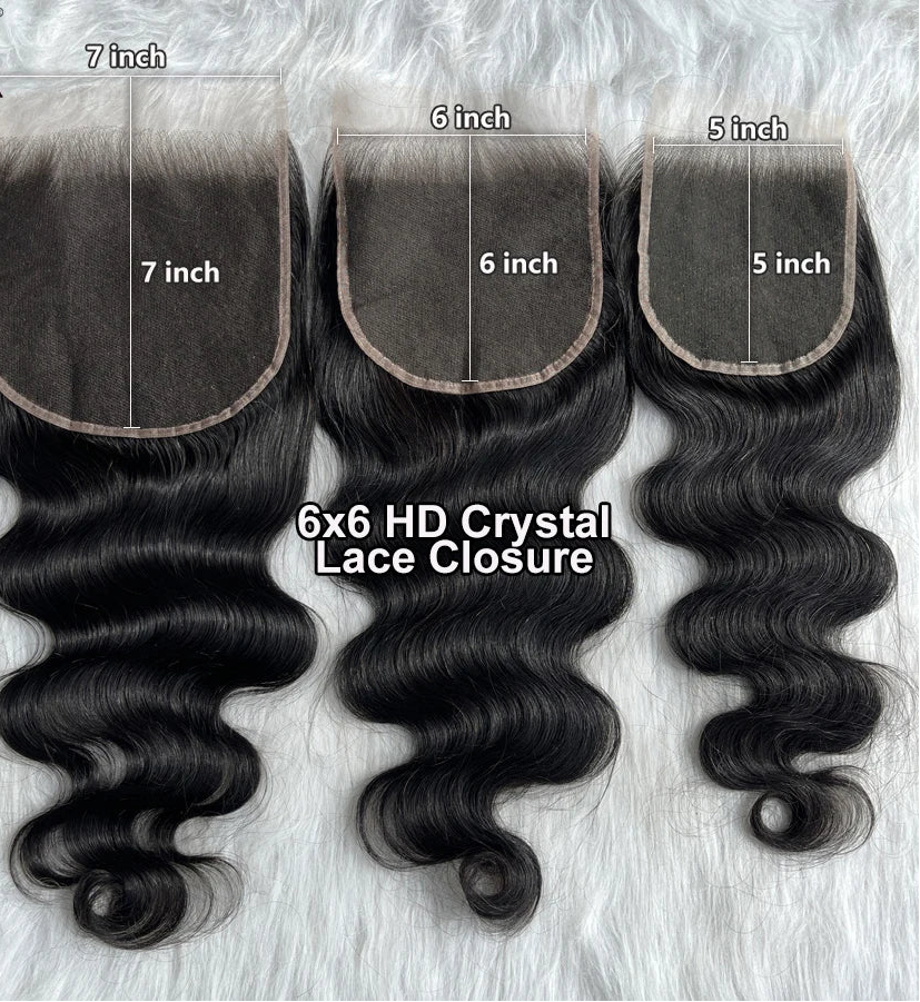 Lace Closure Straight 5x5 Hand Tied Human Hair