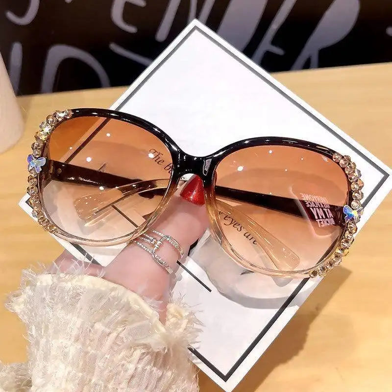 Ladies Diamond Fashionable High-grade Sunglasses