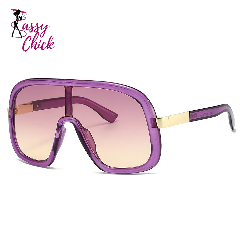 Ladies Outdoor Driving Uv400 Sunglasses Sassy Chick Logo