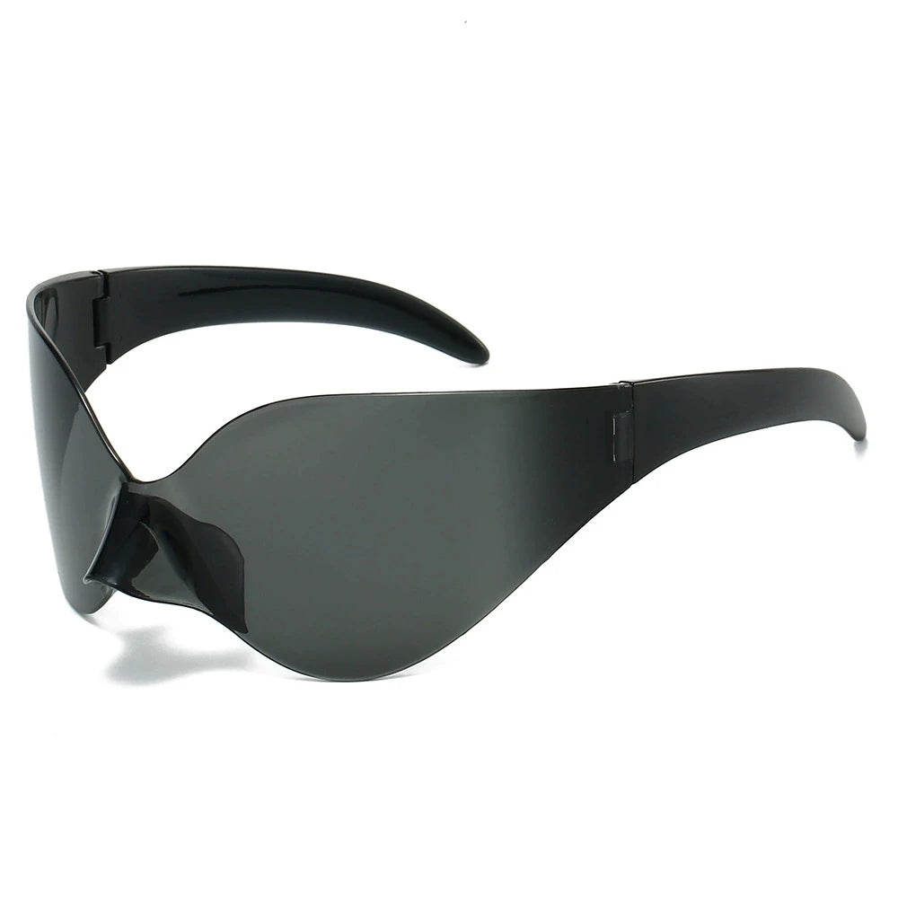 Black Ladies UV400 Punk Goggle Sunglasses