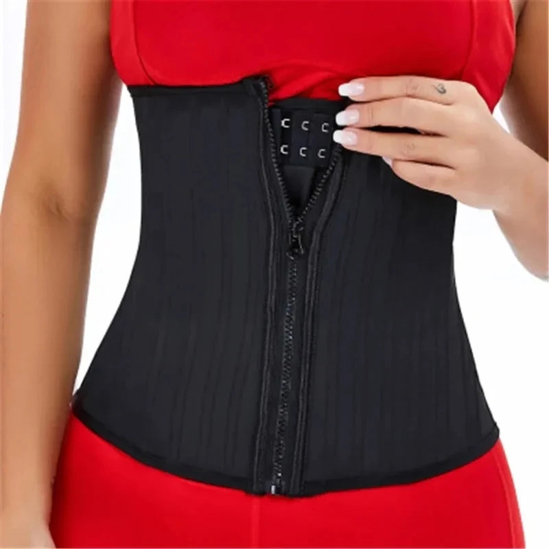 Black Latex 25 Steel Bone Body Shaper