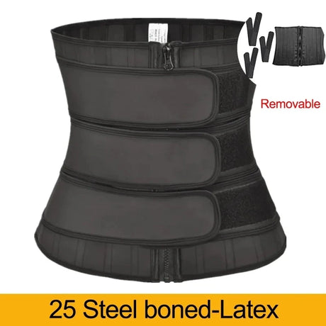 Latex Waist Trainer 3 Strap Info