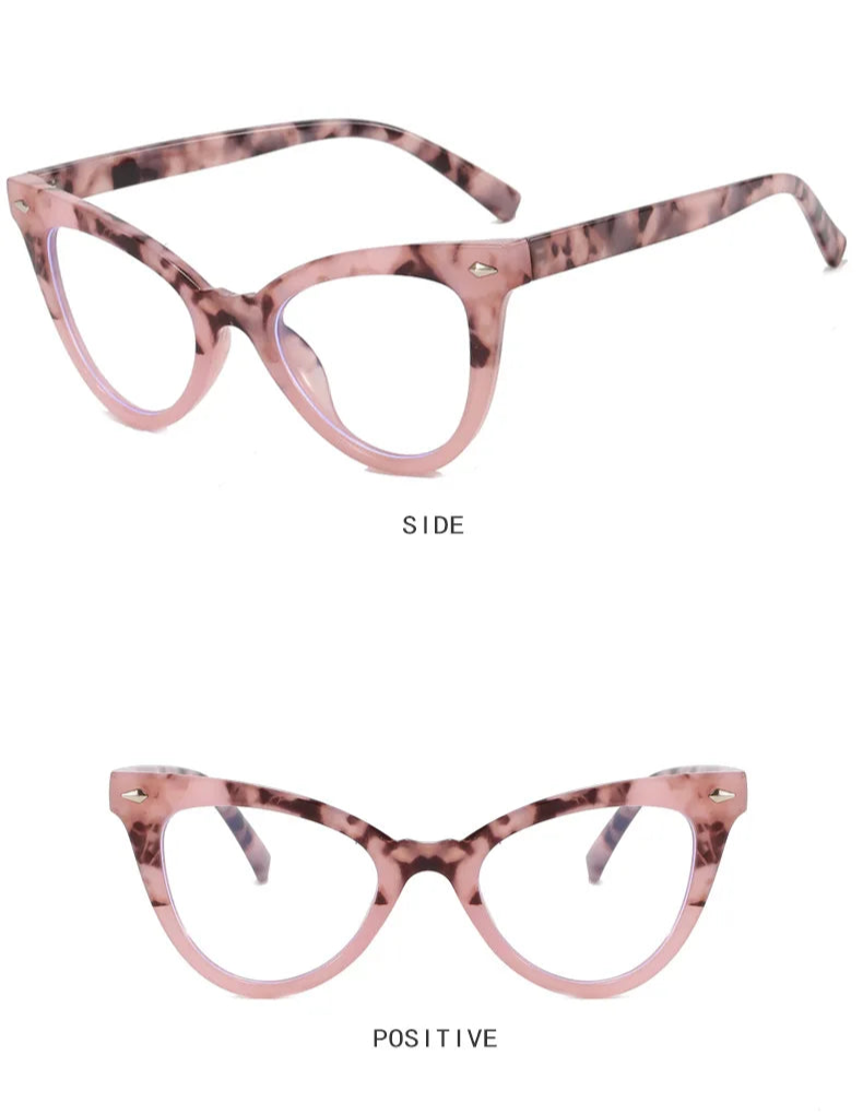 Leopard Frame Computer Eyeglasses