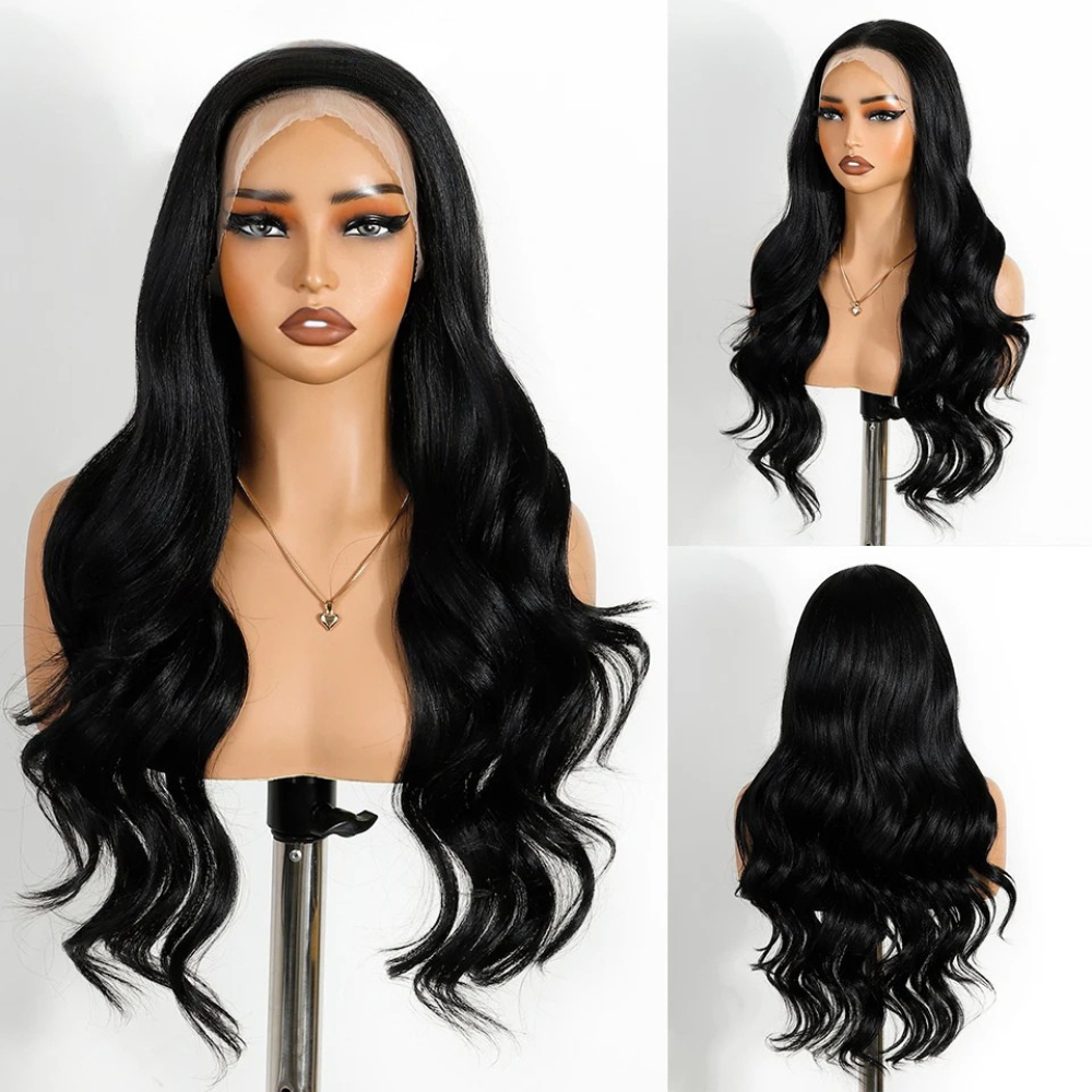 Long Body Wave 13x4 Lace Frontal Wig Synthetic