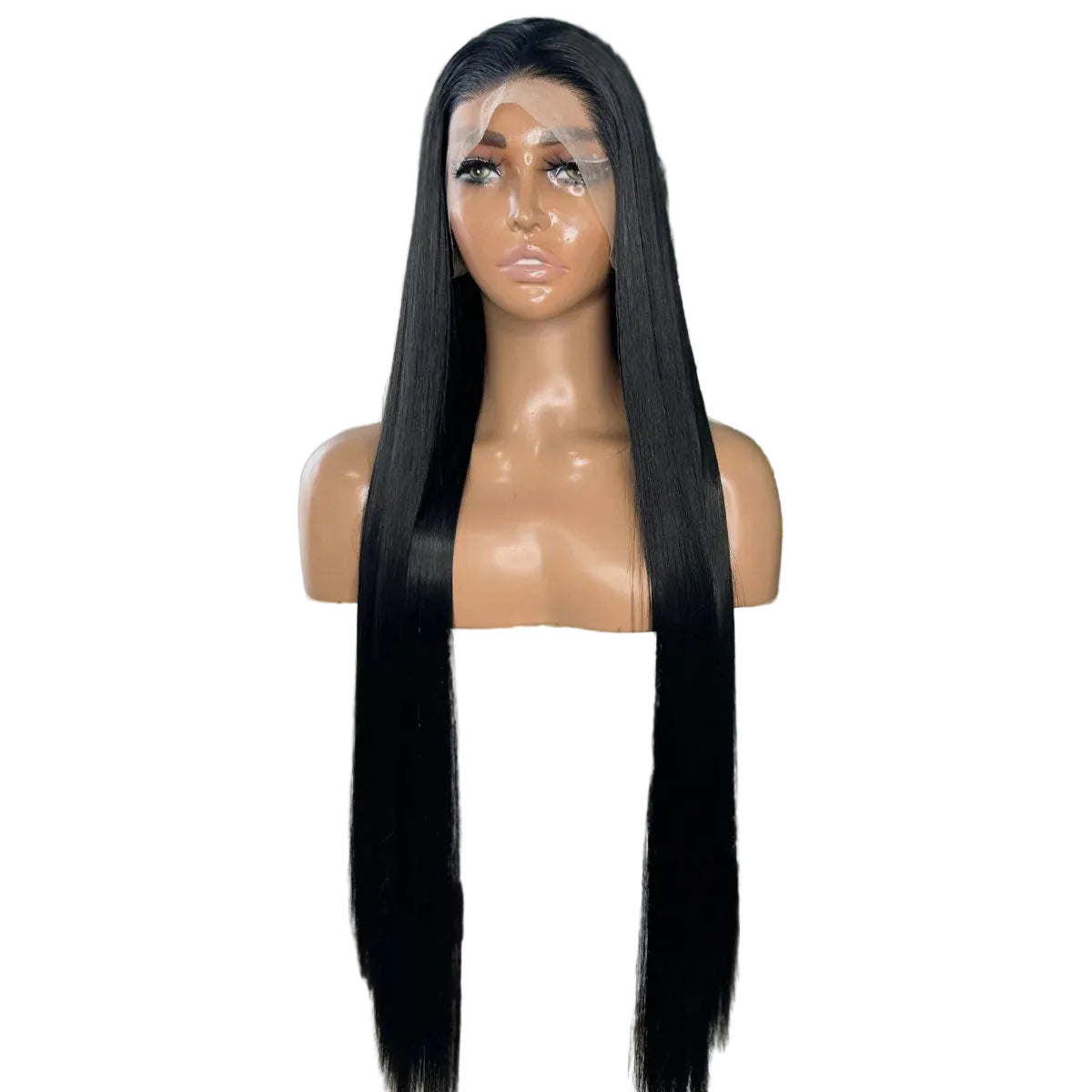 Long Silky Straight Futura Synthetic Lace Front Wigs