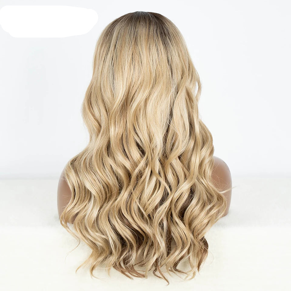 Long Wavy 24 " Hair Lace Wig back
