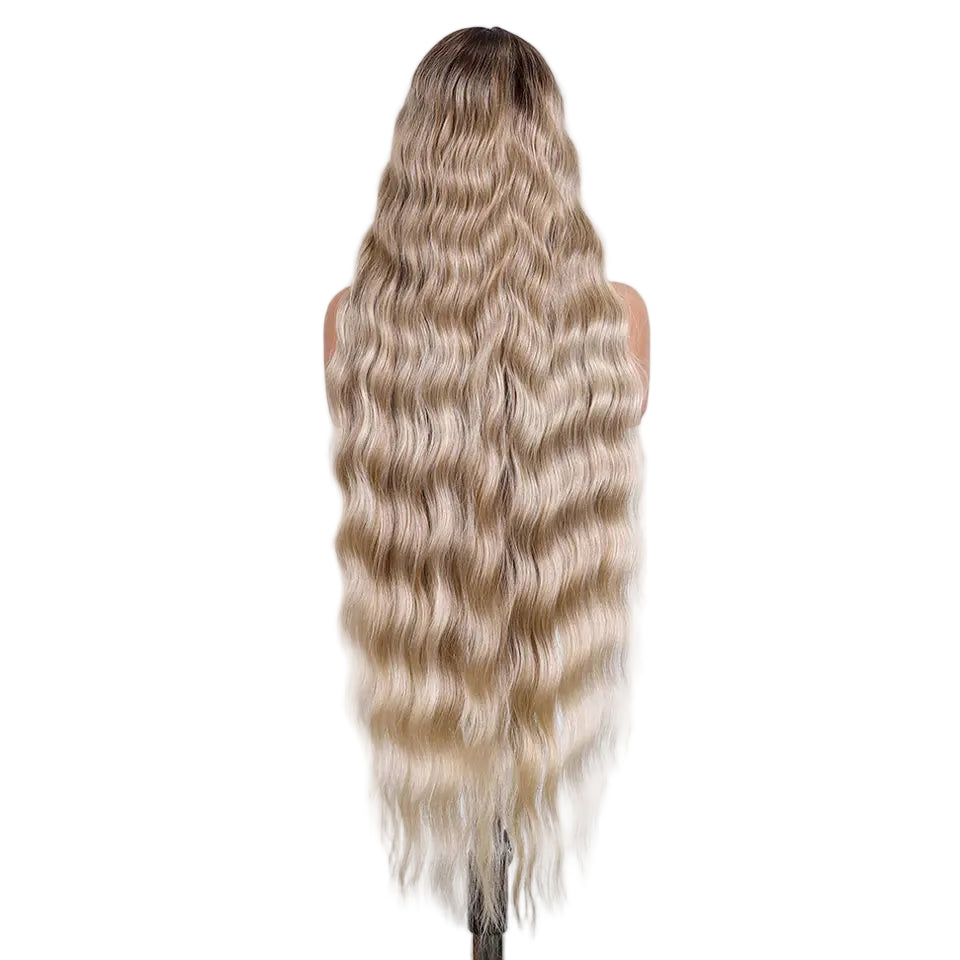 Long Wavy Lace Noble Synthetic Lace Front Wig