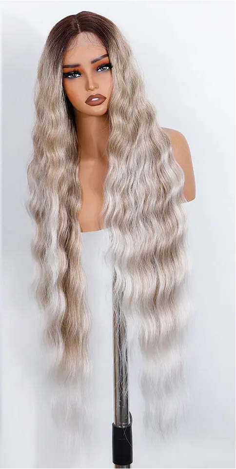Long Wavy Lace Noble Synthetic Lace Front Wig