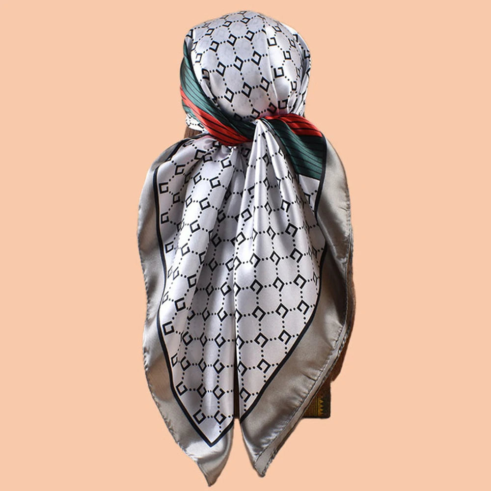 Luxury 90*90cm Square Autumn Accessory Scarf
