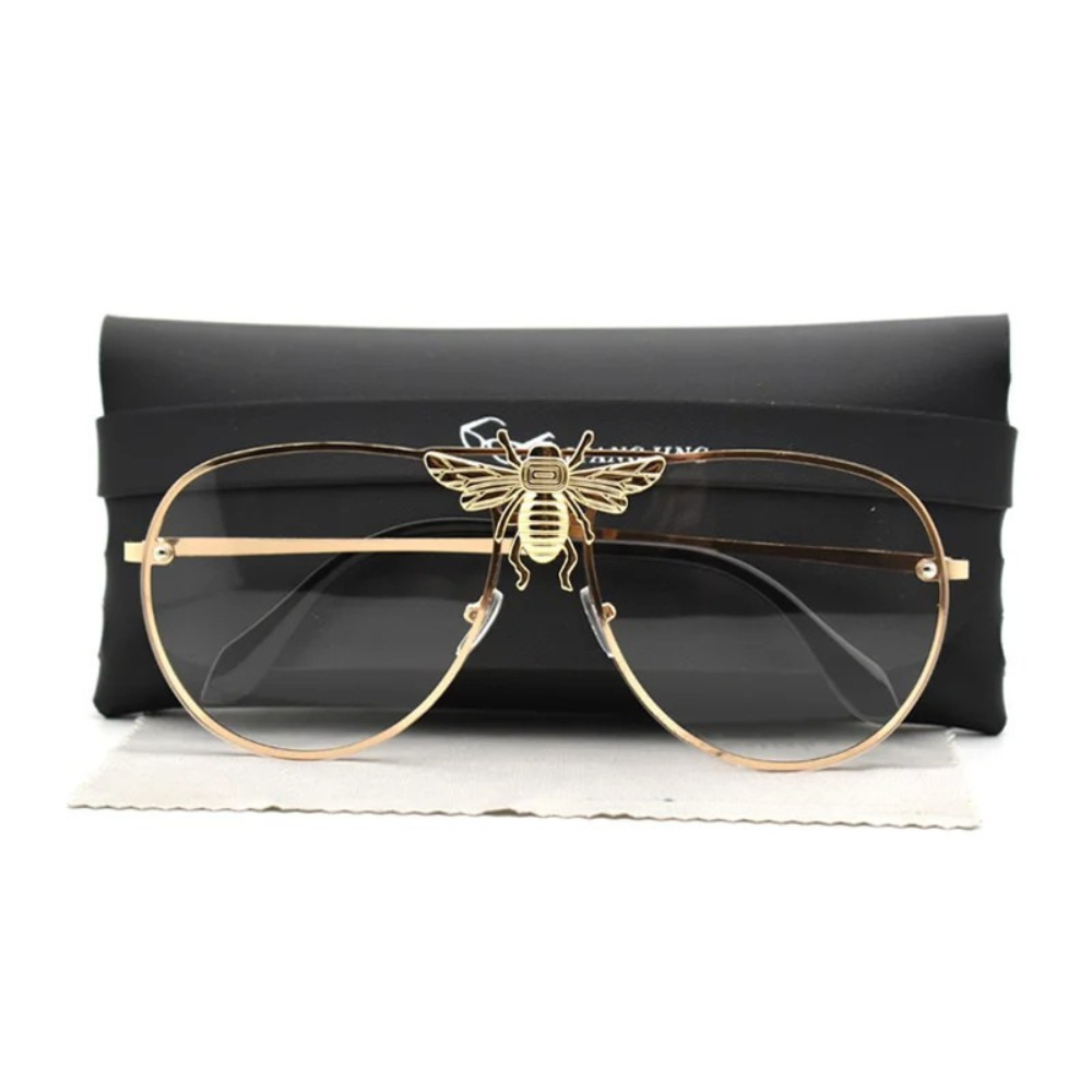 Luxury Bee Retro Gradient Pilot Style Sunglasses