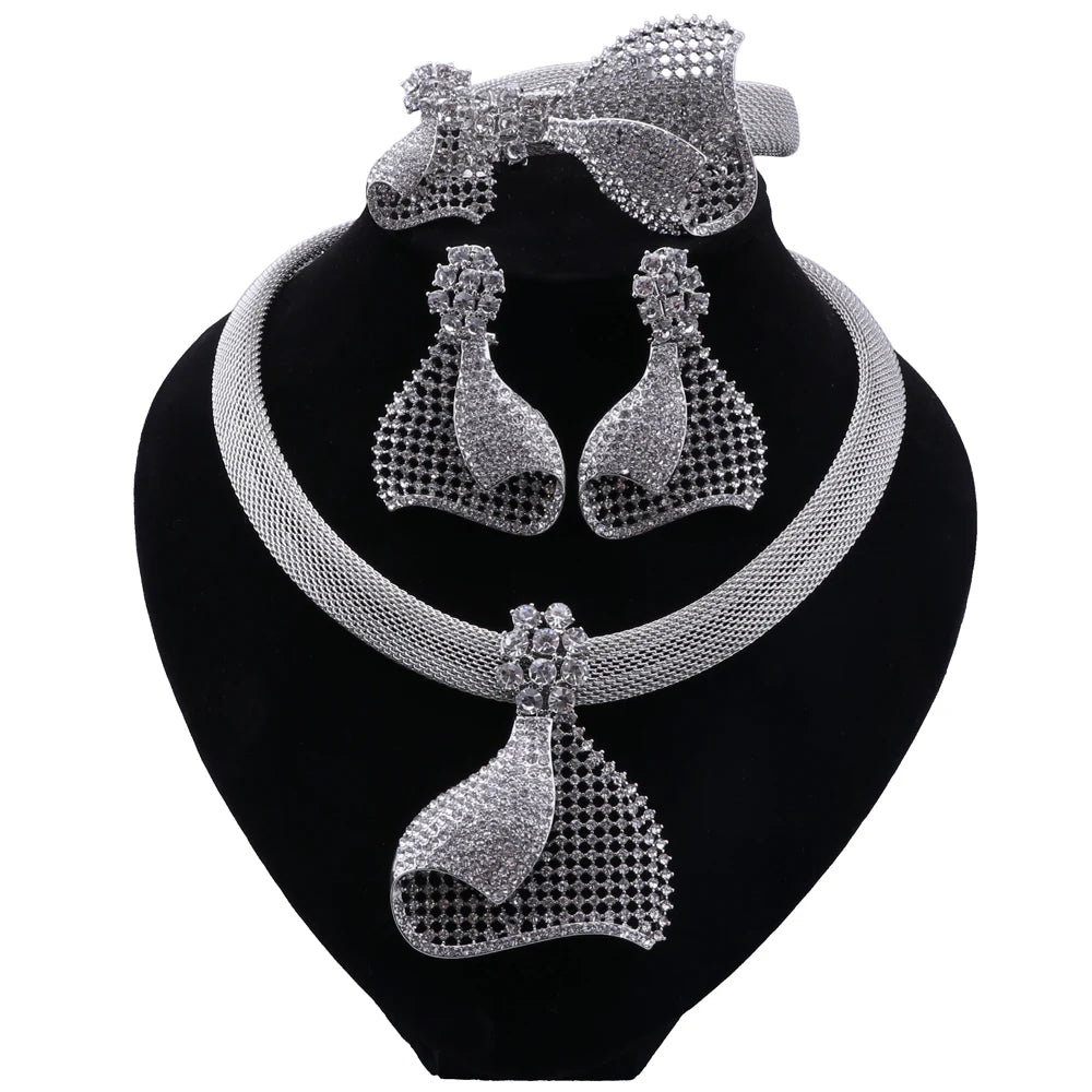 silver jewelry set