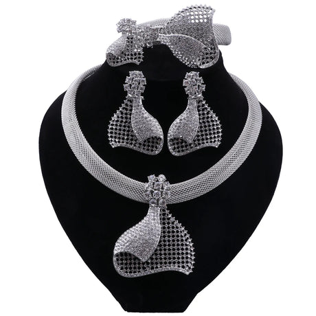 silver jewelry set