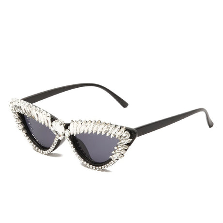 Luxury Cat Eye Diamond Sunglasses