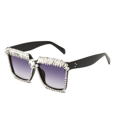 Luxury square Diamond Sunglasses