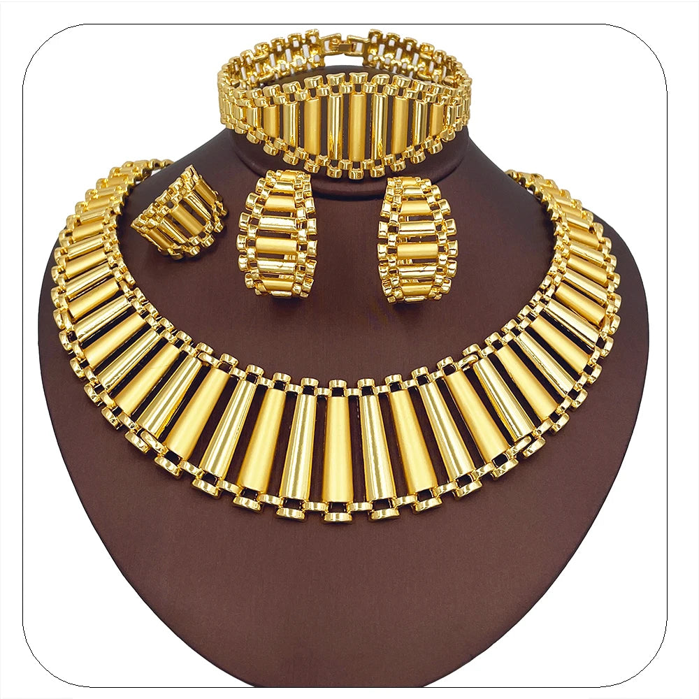 Luxury Exaggerate Party Wedding Jewelry Set