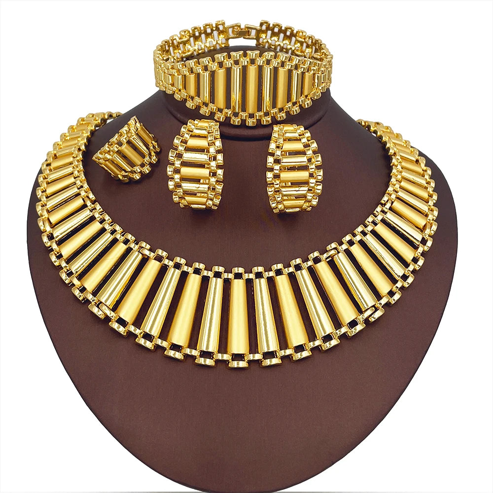 Luxury Exaggerate Party Wedding Jewelry Set