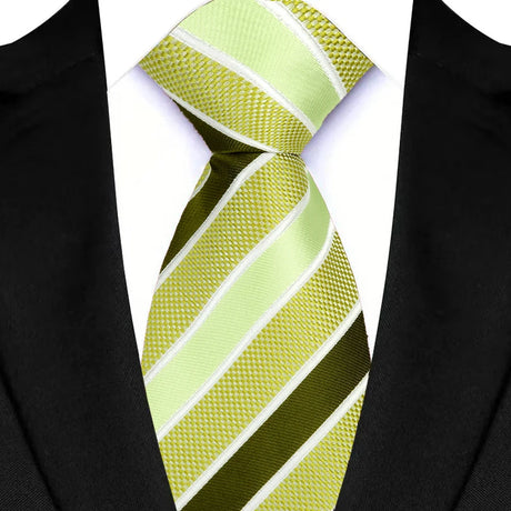 Luxury Green Color Floral Paisley Men's Ties