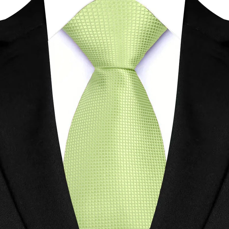 Luxury Green Color Floral Paisley Men's Ties