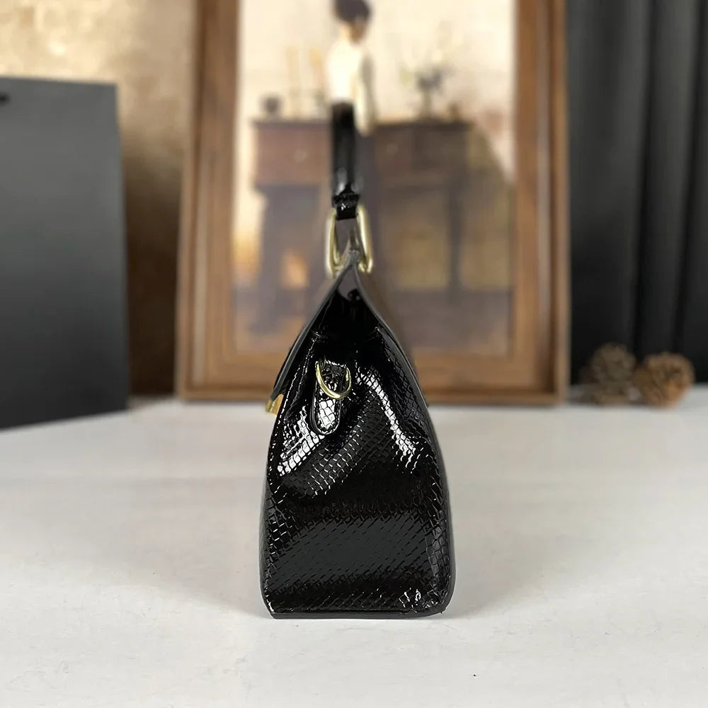 Side view of Luxury High End Fashion European Crossbody Bag