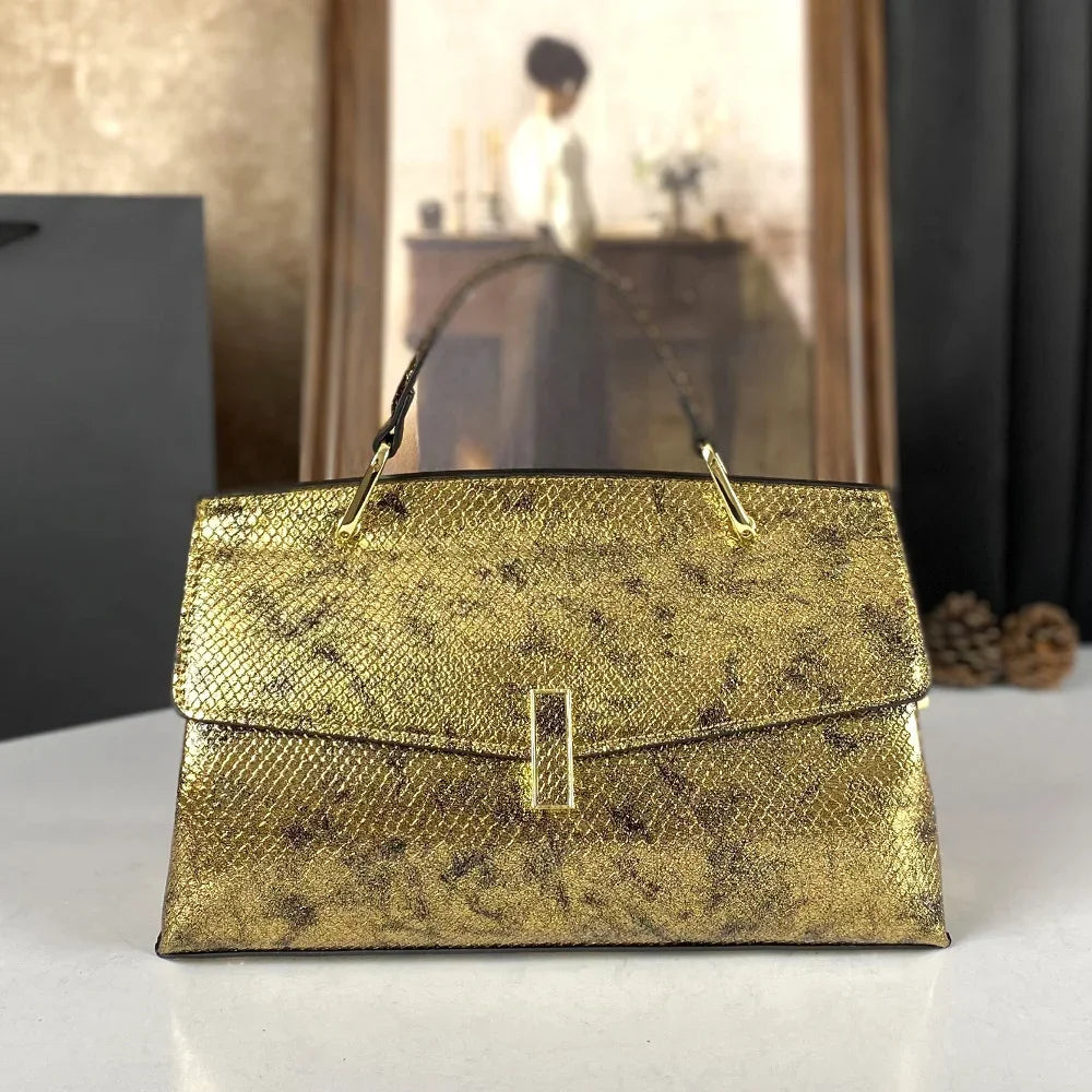 Gold Luxury High End Fashion European Crossbody Bag