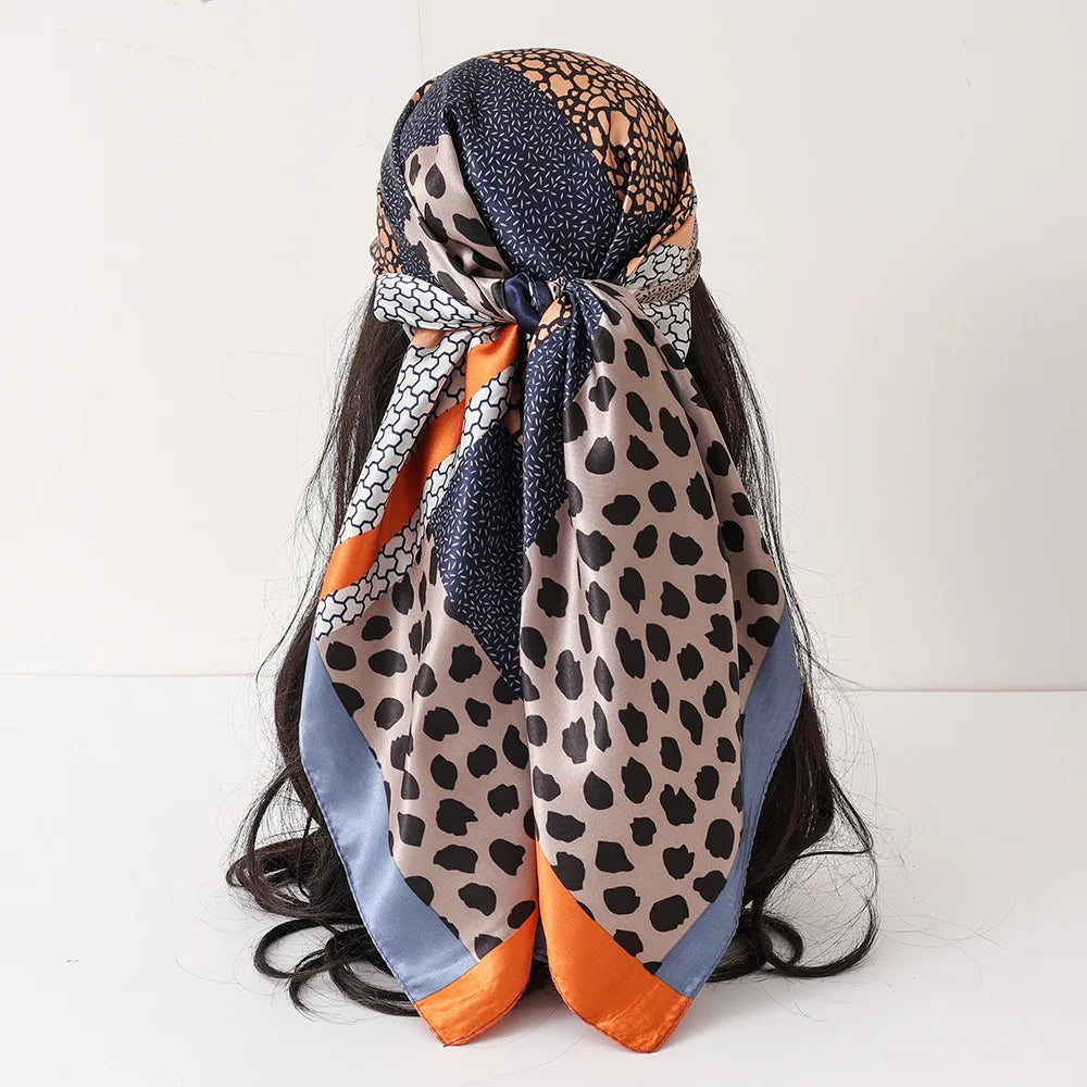 Luxury Leopard Print Bandanas Hijab