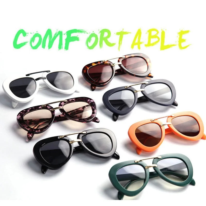 Collection of Luxury Oval Female High Quality Outdoors Sunglasses