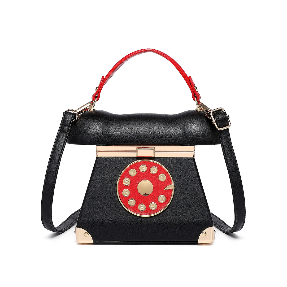 Black Luxury Retro Versatile Design Handbag