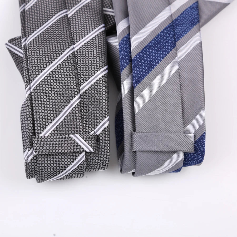 Luxury Sliver Color 8CM Business Wedding Ties