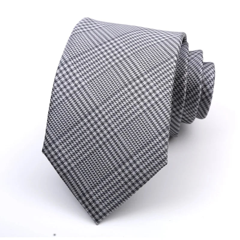 Luxury Sliver Color 8CM Business Wedding Ties