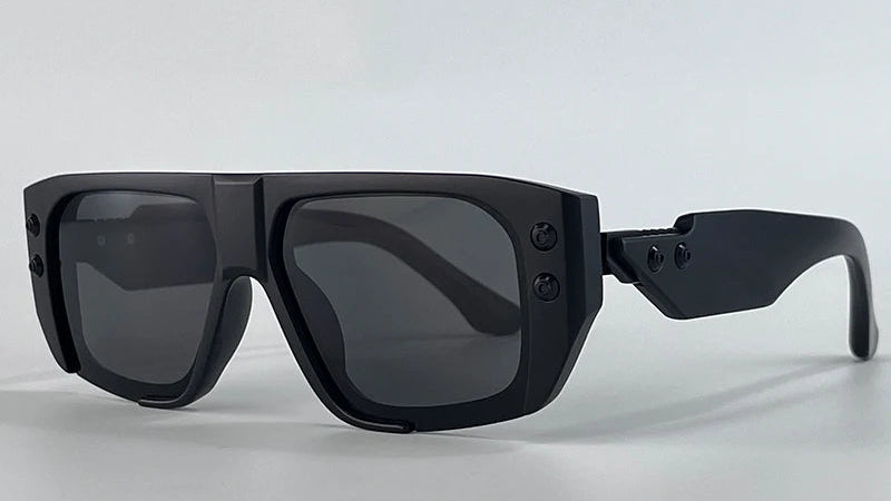 Black Luxury Square Polarized UV400 Driving Sunglasses