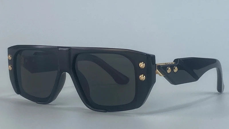 Black Luxury Square Polarized UV400 Driving Sunglasses