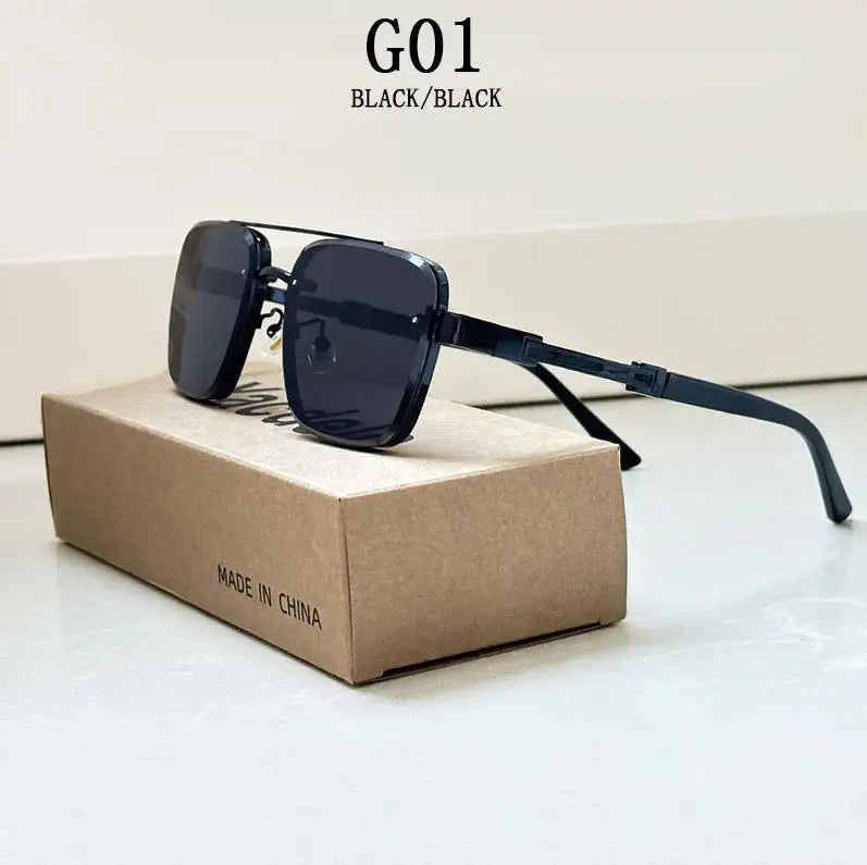 Luxury Vintage Square Men Sunglasses
