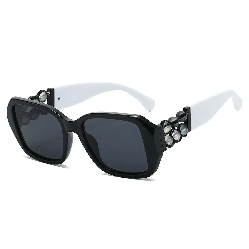 Black Luxury Women Rhinestones Decoration Sunglasses