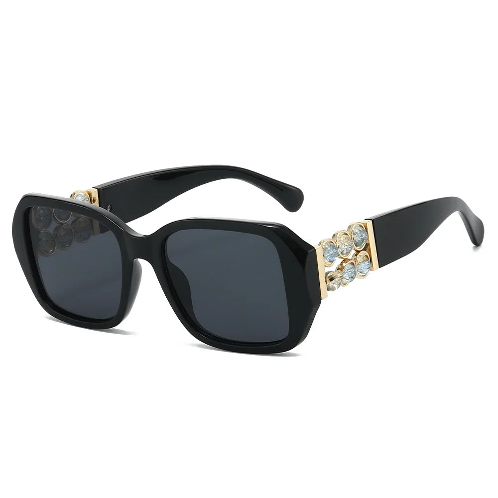 Luxury Women Rhinestones Decoration Sunglasses