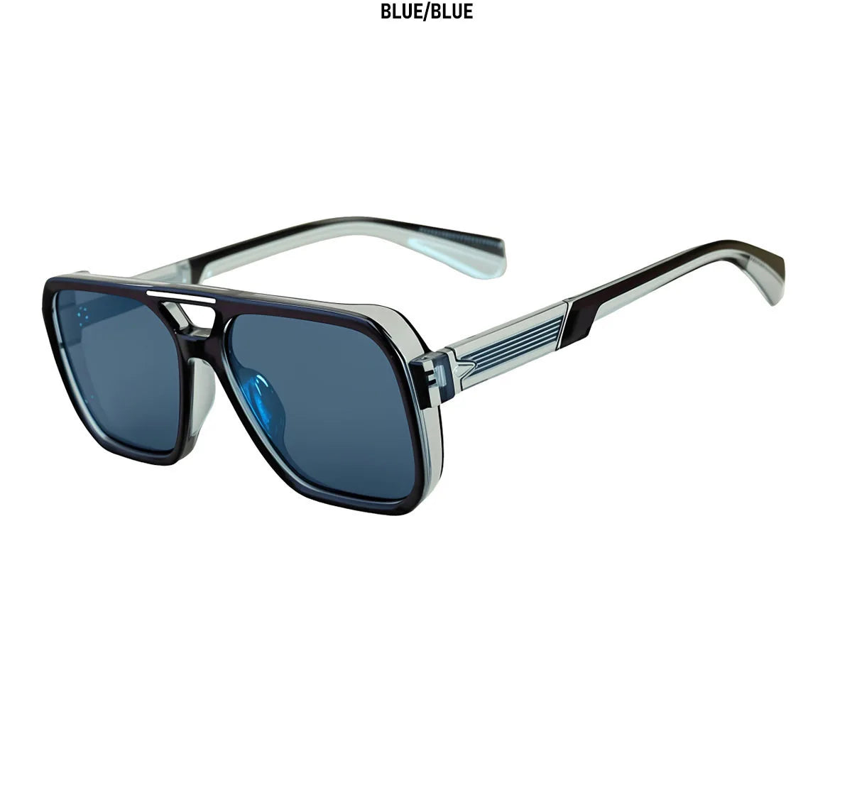Men Retro Square UV400 Protection Sunglasses